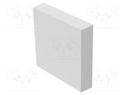 Actuator lens; OptoHiT; white; plastic; 24.4x24.4mm