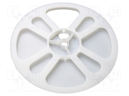 Reel; ESD; W: 16mm; Ø: 178mm; Features: dissipative; white