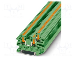 Splice terminal: rail; PTV; 24A; 800V; push-in; PA; L: 45.7mm; H: 60mm