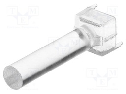 Fibre for LED; round; Ø3mm; Front: flat