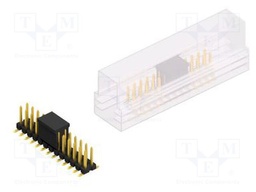 Connector: pin strips; pin header; male; PIN: 26; 2.54mm; SMT; 2x13