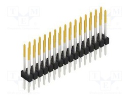 Connector: pin strips; pin header; male; PIN: 32; 2.54mm; THT; 2x16