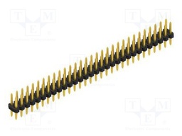 Connector: pin strips; pin header; male; PIN: 60; 2mm; THT; 2x30