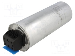Capacitor: polypropylene; three phase; Q@50Hz: 15kVAR; 440VAC; 26A