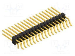 Connector: pin strips; pin header; male; PIN: 34; 2.54mm; SMT,THT