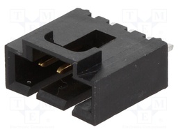 Socket; wire-board; male; SL; 2.54mm; PIN: 4; THT; gold-plated