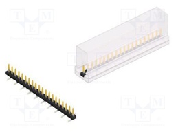 Connector: pin strips; pin header; male; PIN: 20; 2mm; SMT; 1x20