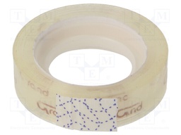 Adhesive tape; transparent; W: 12mm; L: 20m; Adhesive: acrylic