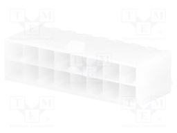 Socket; wire-board; male; N42G; 4.2mm; PIN: 16; THT; 600V; 9A; tinned