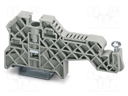 Mounting clamp; ways: 1; W: 9.5mm; H: 97.8mm; Body: grey