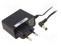 Power supply: switched-mode; constant voltage; 12VDC; 0.5A; 6W