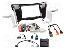 Adapter for control from steering wheel; Nissan; black gloss