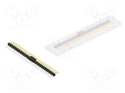 Connector: pin strips; pin header; male; PIN: 31; 2.54mm; SMT; 1x31