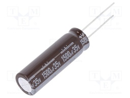 Capacitor: electrolytic; low impedance; THT; 1500uF; 35VDC; ±20%