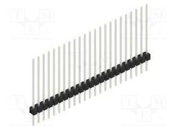 Connector: pin strips; pin header; male; PIN: 23; 2.54mm; THT; 1x23