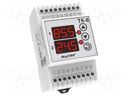 Temperature controller; for DIN rail mounting; 230VAC; IP20