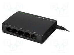 Switch Ethernet; PnP,LED status indicator; black; 10Gbps