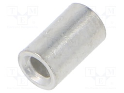 Tip: butt splice; 2.5mm2; crimped; for cable; tinned; copper