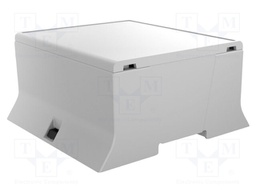 Enclosure: for DIN rail mounting; Y: 110mm; X: 106.3mm; Z: 53.3mm