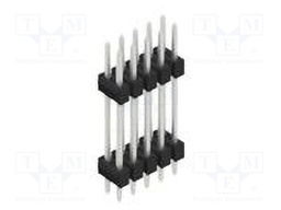 Connector: pin strips; pin header; male; PIN: 10; 2.54mm; THT; 2x5