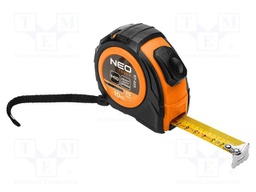 Measuring tape; L: 10m; Width: 25mm; Class: II