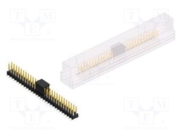 Connector: pin strips; pin header; male; PIN: 56; 2.54mm; SMT; 2x28