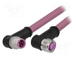 Cable: for sensors/automation; PIN: 4; M12-M12; B code-Profibus
