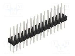 Connector: pin strips; pin header; male; PIN: 32; 2.54mm; THT; 2x16