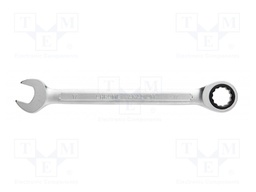 Wrench; combination spanner,with ratchet; 17mm