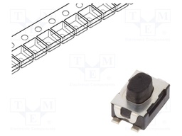 Microswitch TACT; SPST-NO; Pos: 2; 0.05A/32VDC; SMT; none; 4N; 2.5mm