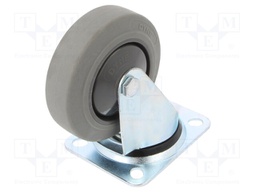 Transport wheel; Ø: 100mm; W: 32mm; H: 128mm; torsional; 150kg