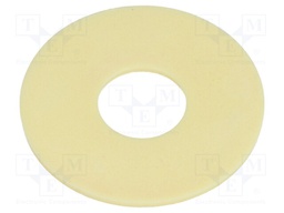 Bearing: thrust washer; without mounting hole; Øout: 34mm; yellow