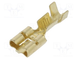 Terminal: flat; 6.3mm; 0.8mm; female; 1÷2.5mm2; crimped; for cable