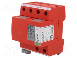 Surge arrestor; Type 1+2; for DIN rail mounting; -40÷80°C; IP20