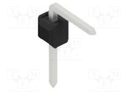 Connector: pin strips; pin header; male; PIN: 1; 2.54mm; THT; 1x1