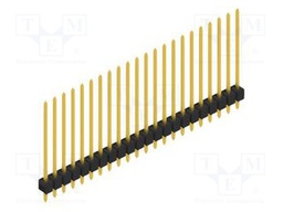 Connector: pin strips; pin header; male; PIN: 22; 2.54mm; THT; 1x22