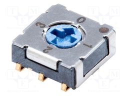 Encoding switch; DEC/BCD; Pos: 4; SMT; Rcont max: 100mΩ; Mat: LCP