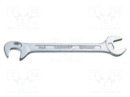 Wrench; bent,spanner; 4.5mm; Chrom-vanadium steel; L: 69mm