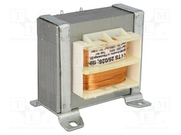 Transformer: mains; 25VA; 230VAC; 15V; 15V; 0.85A; 0.85A; IP00