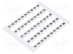 Marker; white; Width: 5mm; 151-200 marks; horizontal