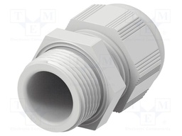 Cable gland; without nut; PG9; IP68; Mat: polyamide; light grey