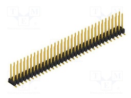 Connector: pin strips; pin header; male; PIN: 66; 2.54mm; SMT; 2x33