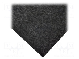 Anti fatigue mat; Width: 0.9m; L: 1.5m; Mat: PVC,foam; Colour: black