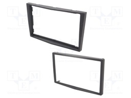 Radio mounting frame; Opel; 2 DIN