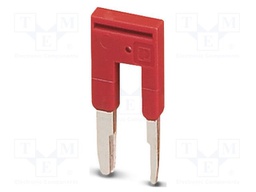 Bridge; PA; L: 3mm; ways: 2; W: 10.4mm; H: 22.7mm; Body: red