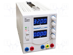 Power supply: laboratory; single-channel,linear,adjustable