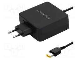 Power supply: switched-mode; 20VDC; 3.25A; Out: Slim tip+pin; 65W