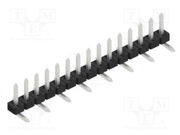Connector: pin strips; pin header; male; PIN: 15; 2mm; SMT; 1x15