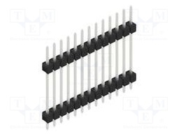 Connector: pin strips; pin header; male; PIN: 13; 2.54mm; THT; 1x13