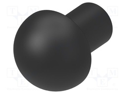 Stopper; polyamide; black; L: 13mm; -20÷100°C; Entrelec; Size: 16